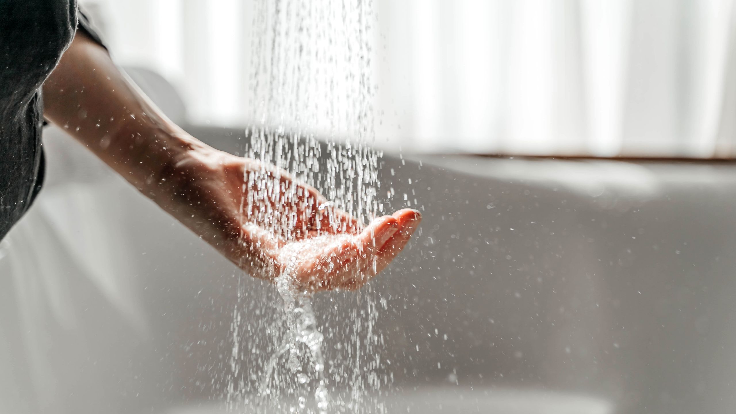 Letting go of stress in the shower?>
